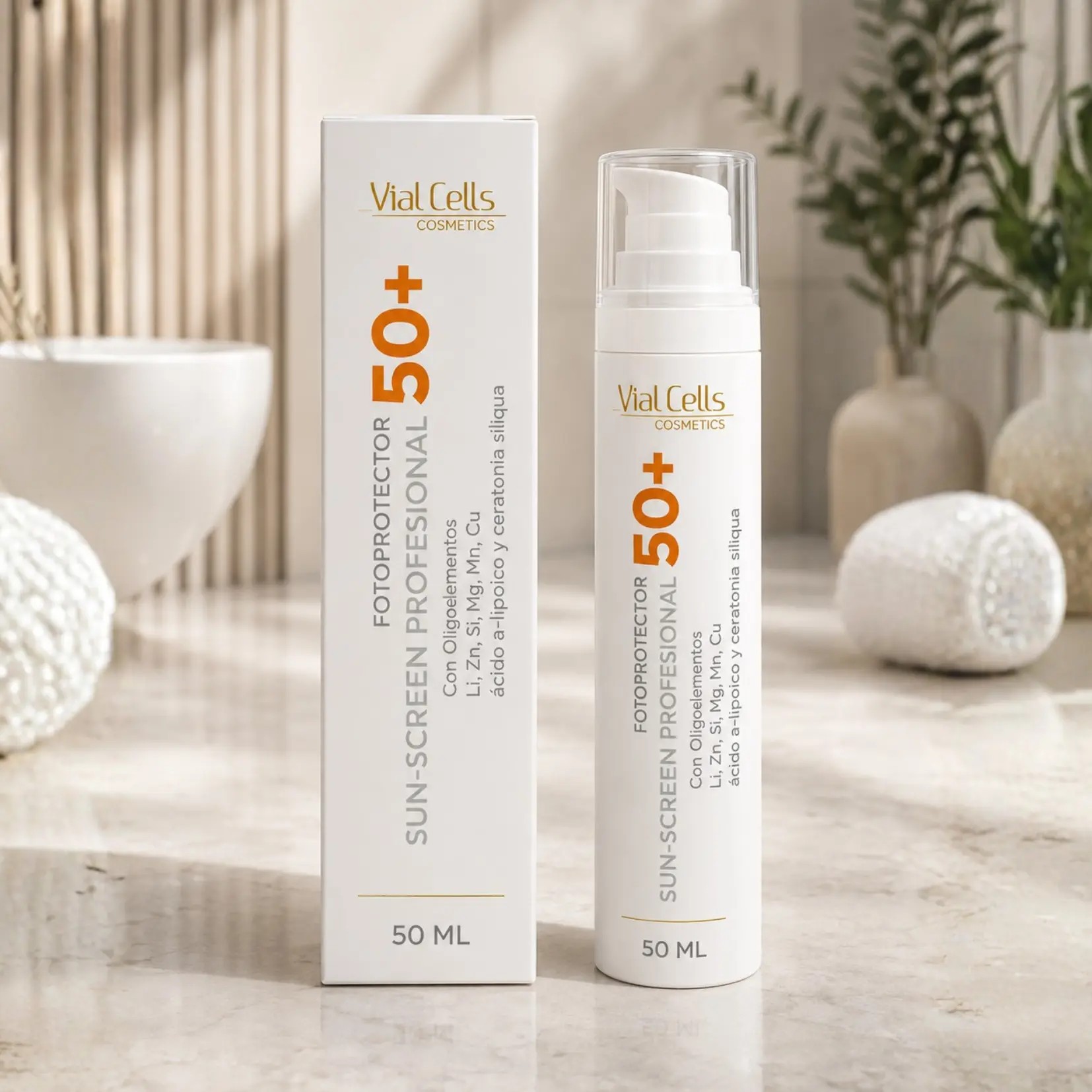 Sun Screen Bloqueador Blanco – VitaCells 50gr